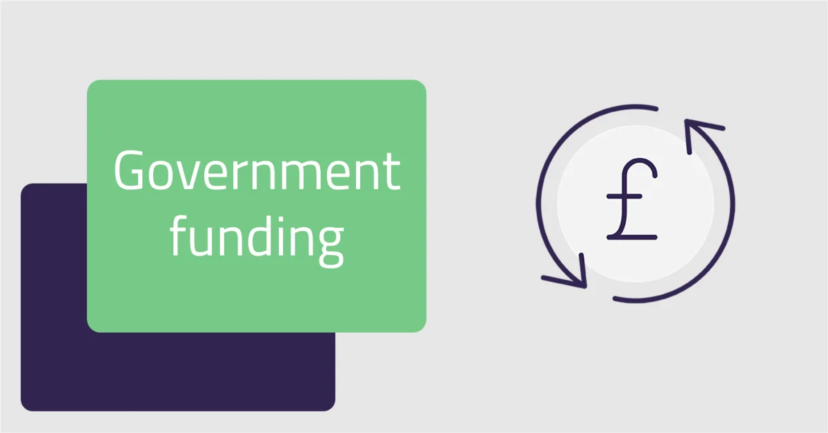 Government funding graphic