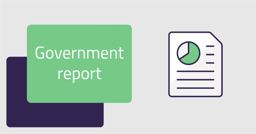 Government report graphic