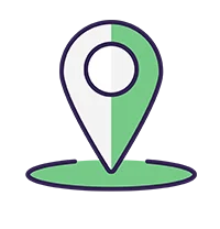 Route pin icon